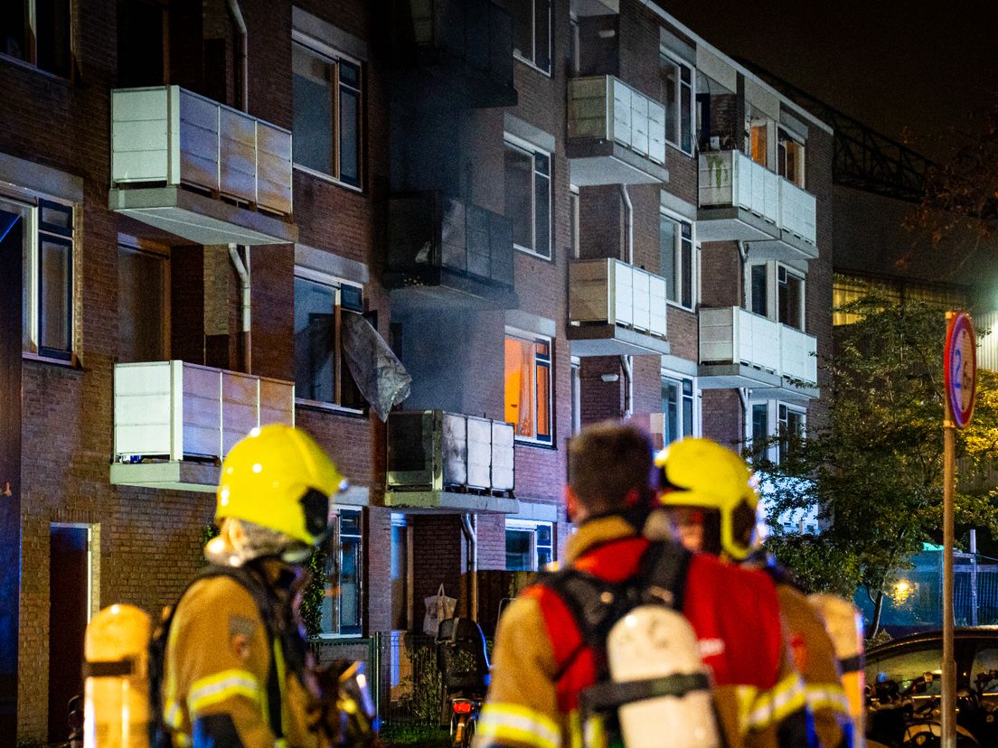 De schade na de brand is groot.