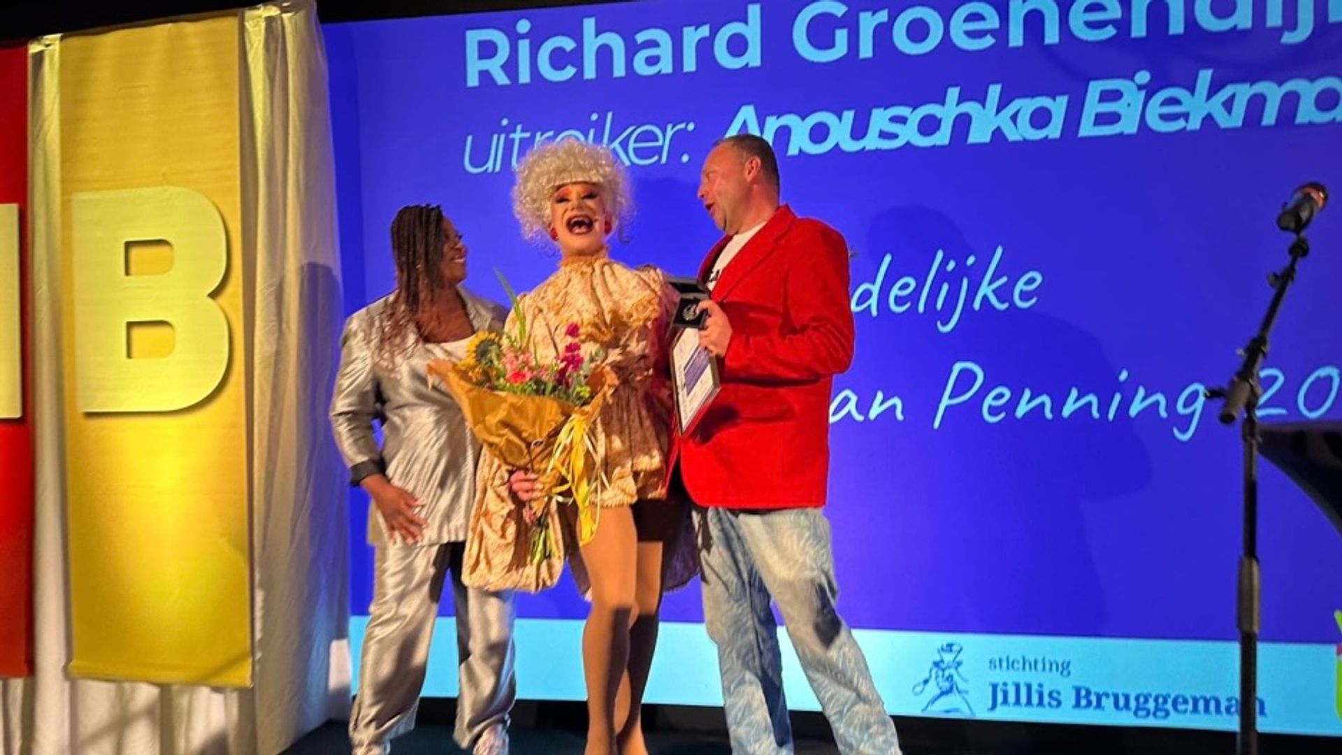 Uitreiking Jillis Bruggeman Penning aan Richard Groenendijk