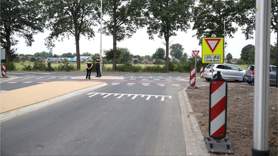 Eerste ongeluk nieuwe fietssnelweg bij Vriezenveen