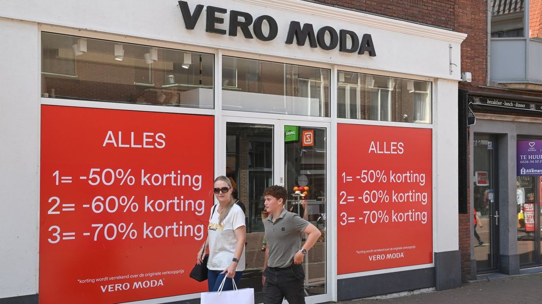 Hoge kortingen bij Vero Moda.