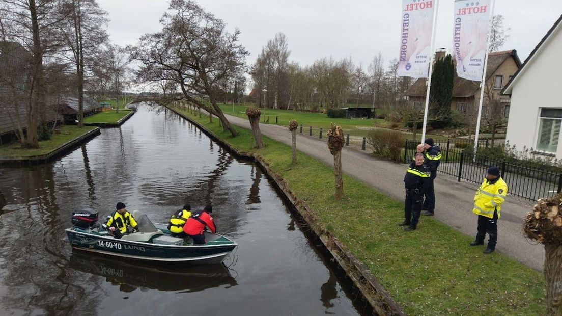 Zoekactie in Giethoorn