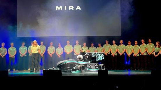 Met deze nieuwe waterstofauto gaan Twentse studenten racen in Europa Home