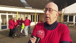 Medewerkers gehandicaptenzorg kleden zich rood uit protest