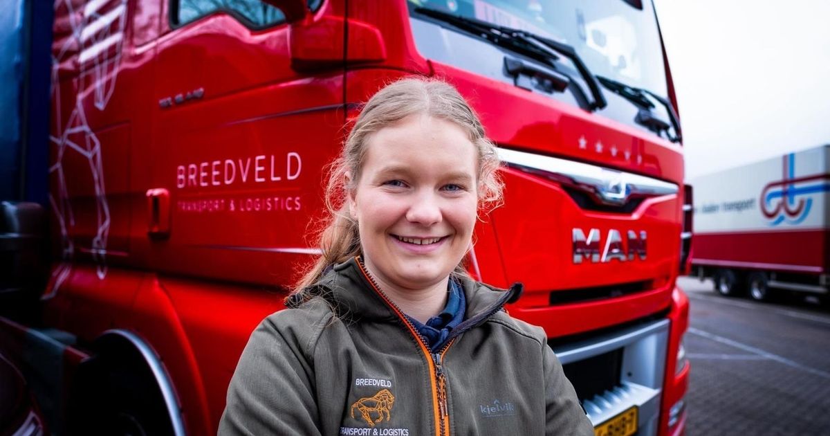 'Lady trucker' Kimberley (19), de prinses van het asfalt, schittert op ...