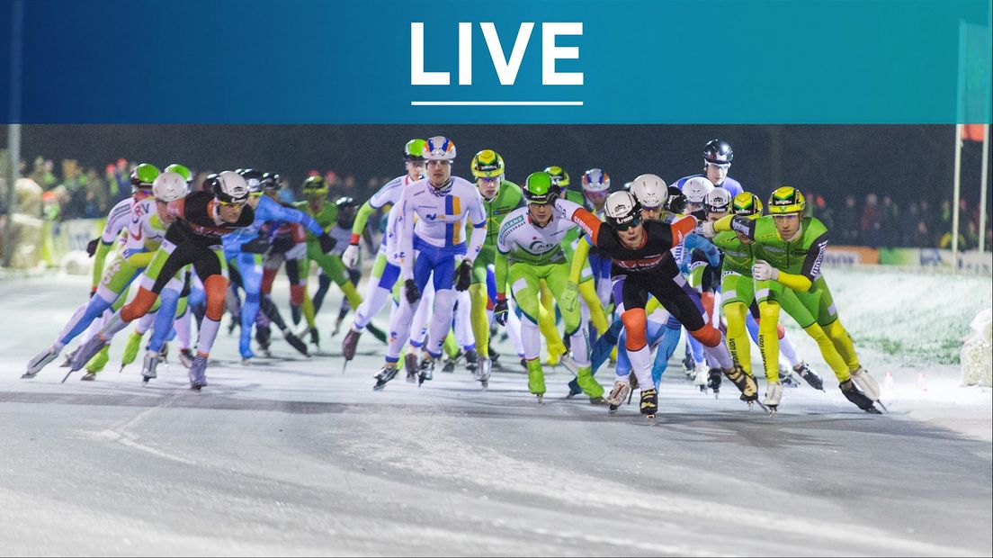 Kijk live mee naar de schaatsmarathon in Haaksbergen