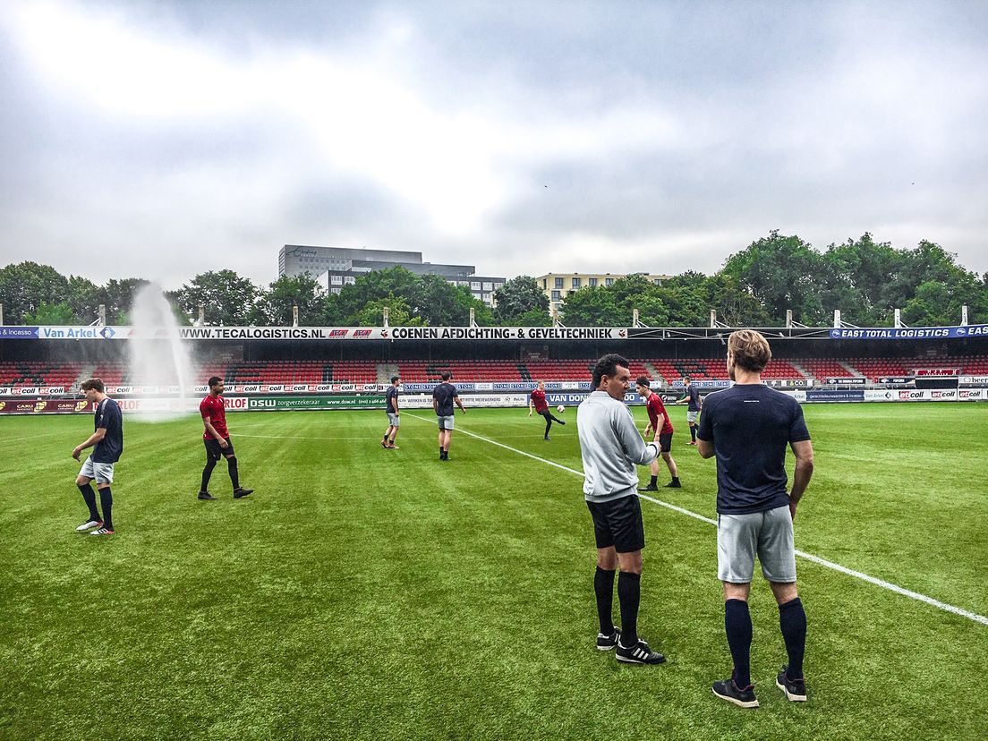 Eerste training van Excelsior. Foto RTV Rijnmond