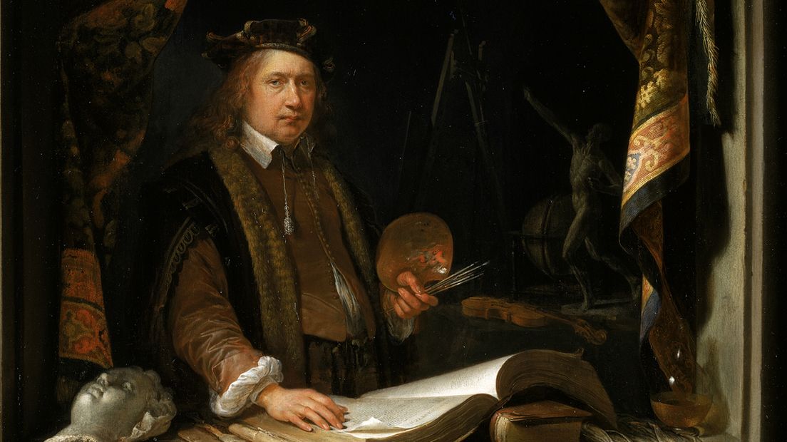 Zelfportret Gerrit Dou, c. 1665