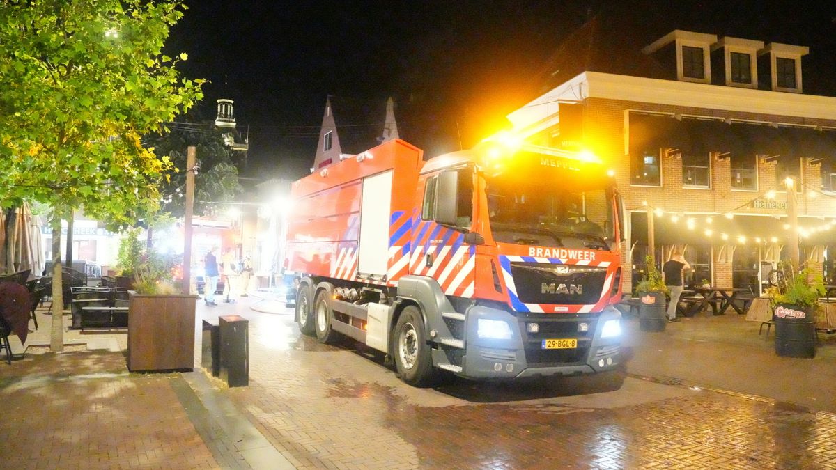 Rookwolk in Meppeler café door brand in geluidsinstallatie
