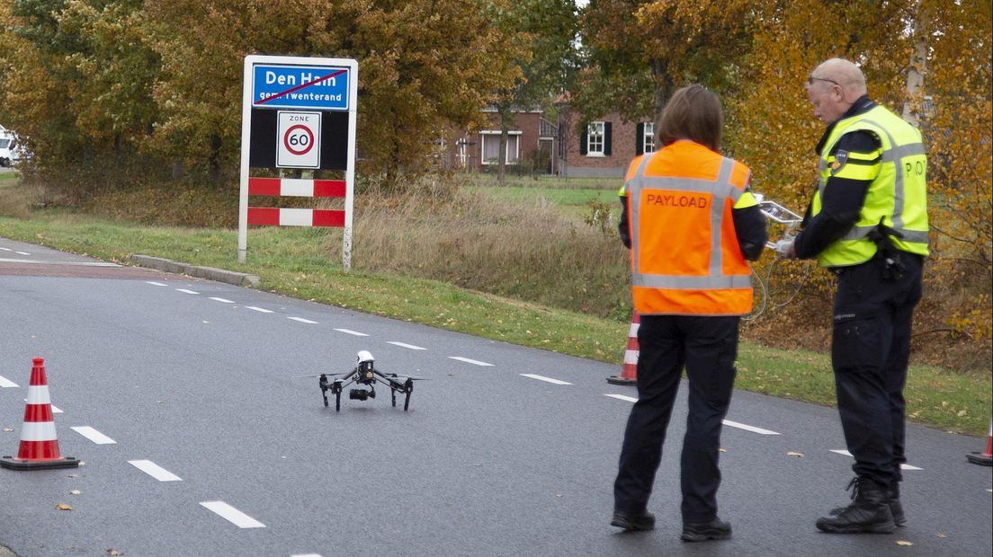 Drone ingezet bij politieonderzoek naar fataal ongeval Den Ham