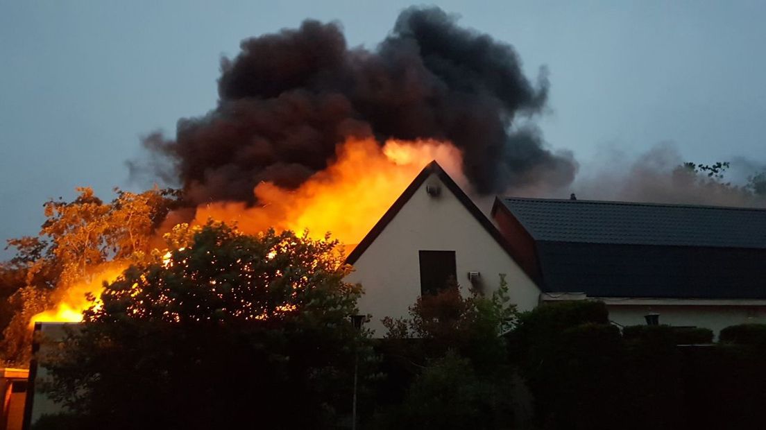 De brand bij Swingers Dream in Waterhuizen