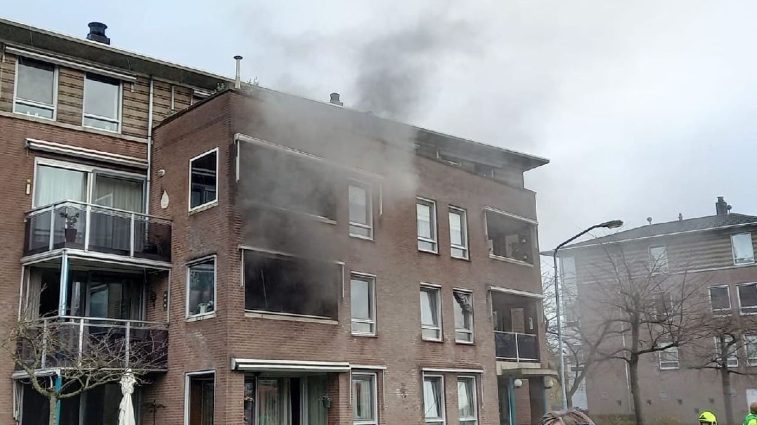 De brand in Hedel. Ingezonden foto
