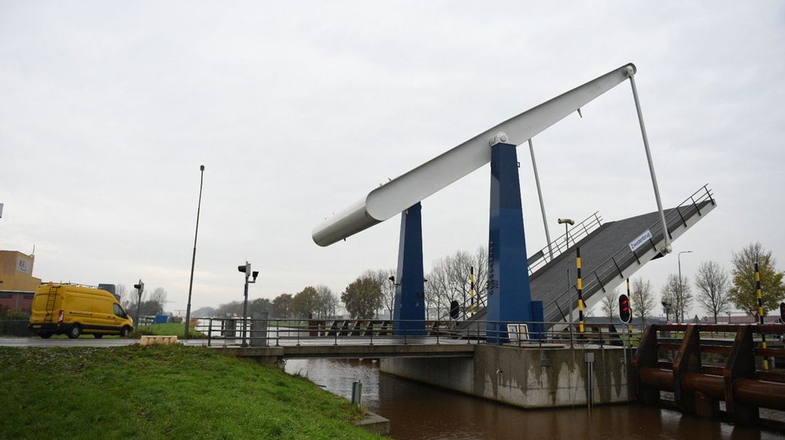 De brug heeft een storing