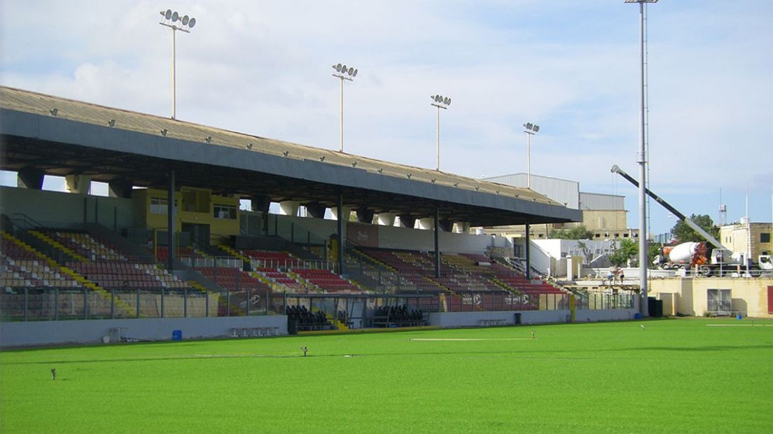 Als FC Utrecht tegen Valletta moet, wordt de wedstrijd in dit stadion gespeeld.