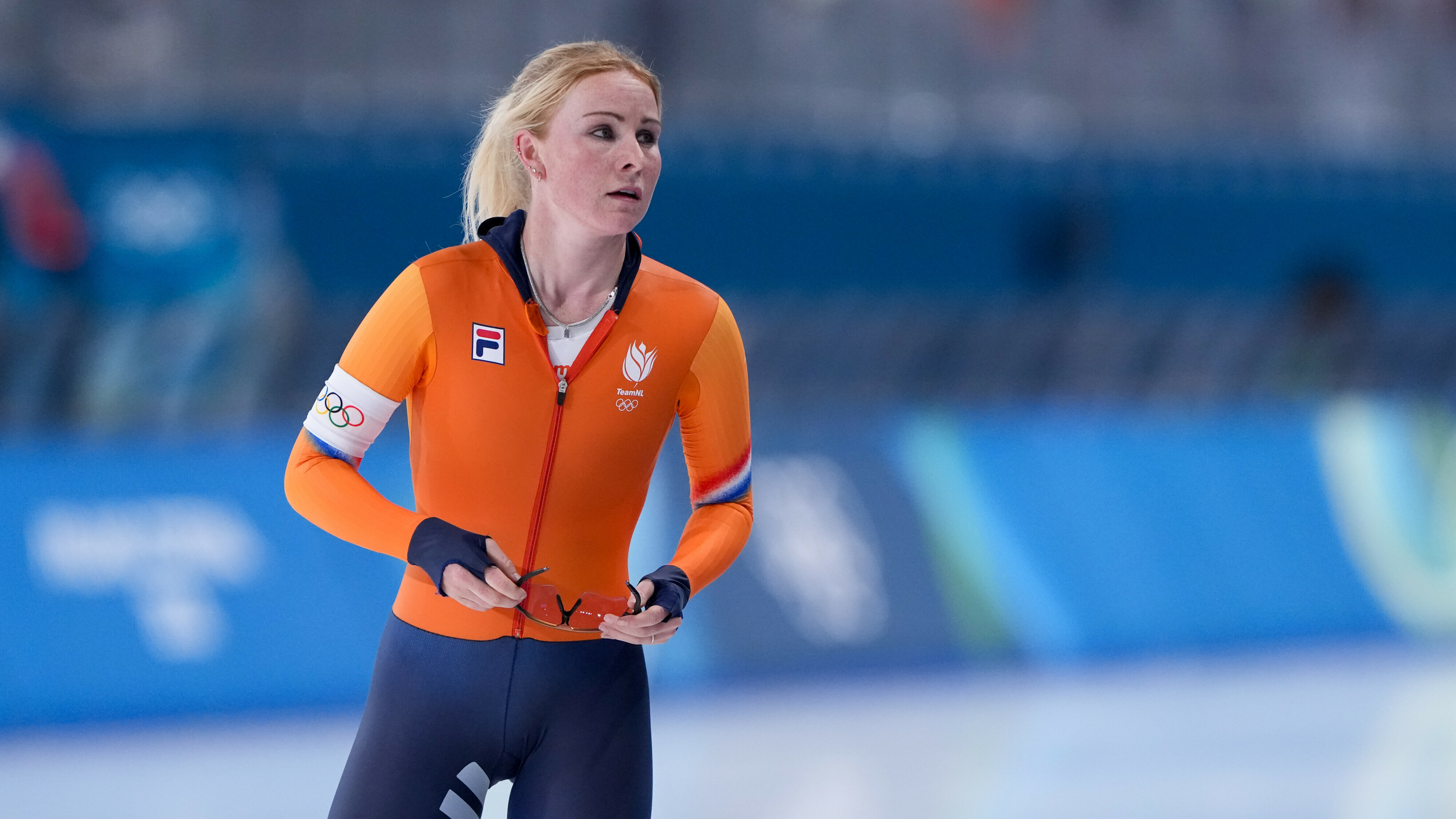 Marijke Groenewoud na haar rit