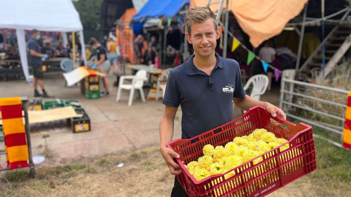 Extreem bloementekort dwingt corsobouwers Sint Jansklooster tot alternatieven