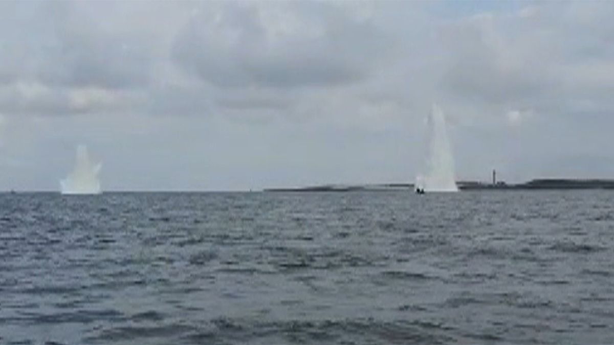 Zeemijnen geruimd voor de kust bij Zoutelande