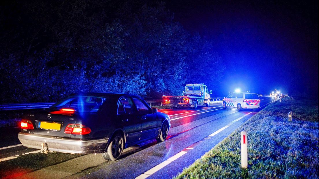 Ongeluk op N348 na gevaarlijke keeractie