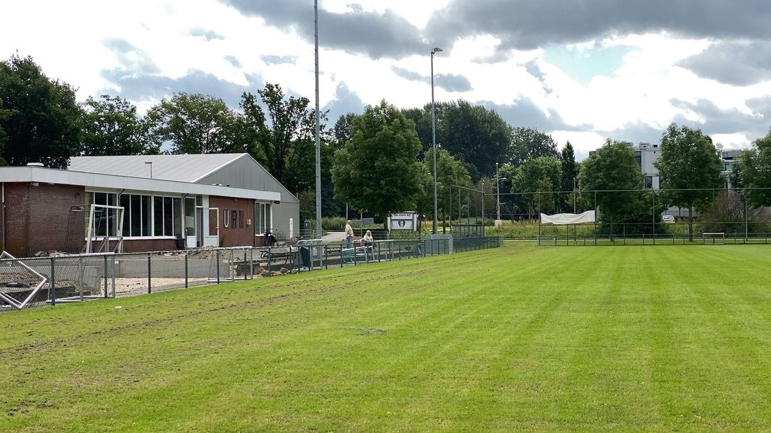 De nieuwe plek voor URV op sportpark Overvecht