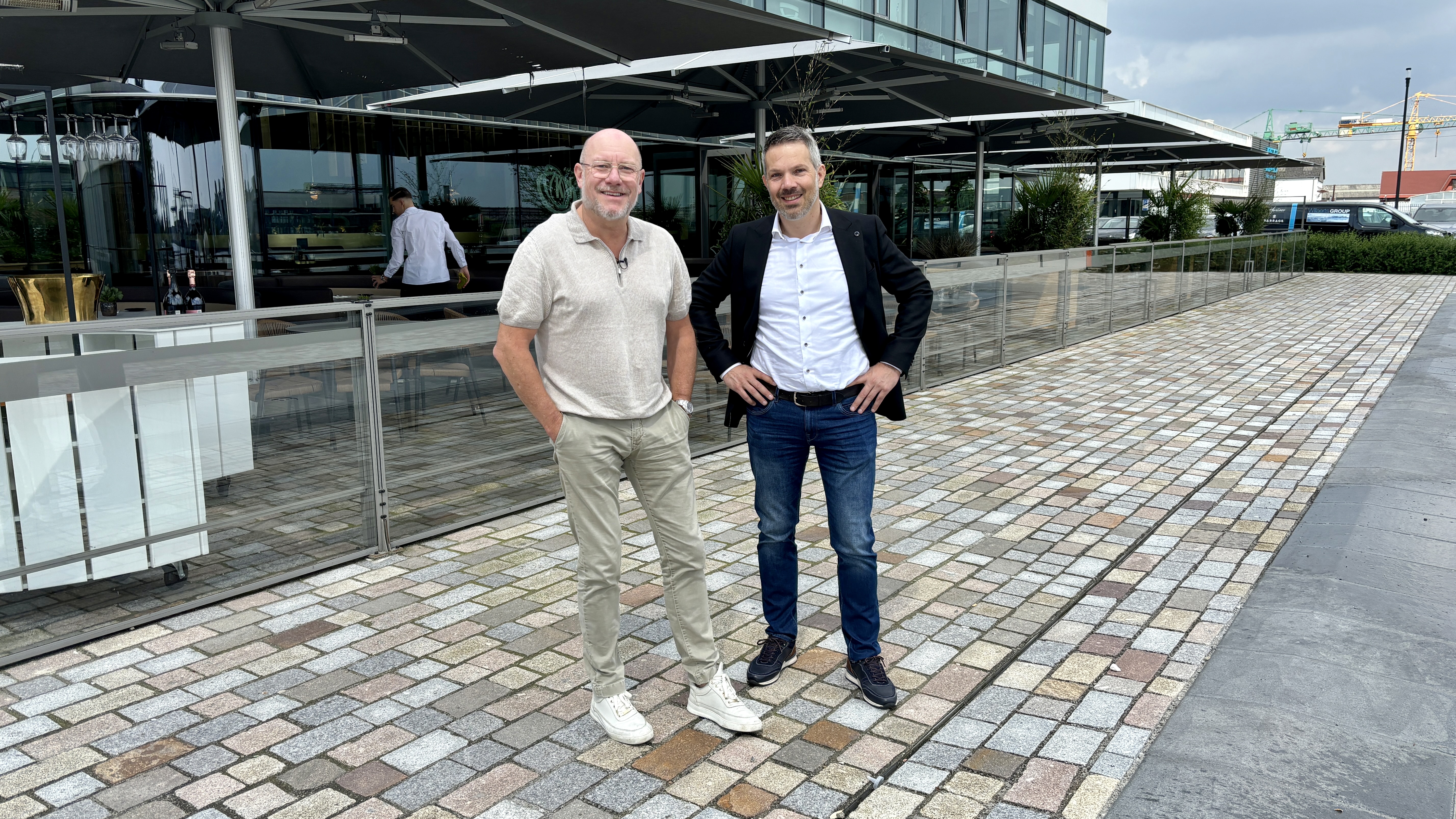 Ondernemers Bjorn van Dijl en Johan Peekstok