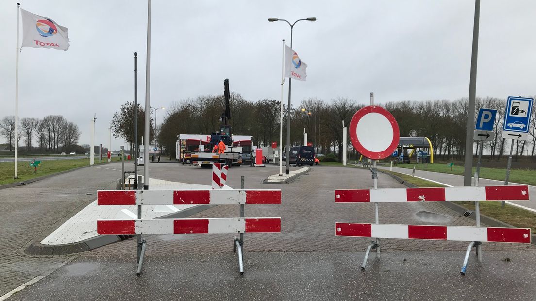 Tankstation Selnisse gesloten, maar nieuw dak komt eraan