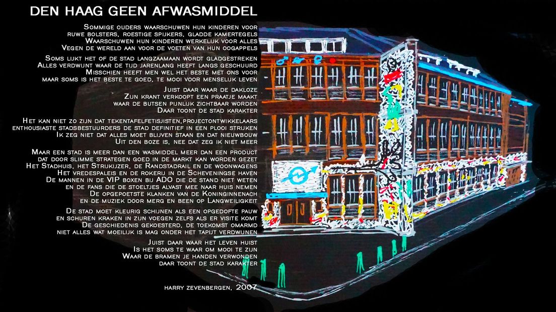 Den Haag geen afwasmiddel