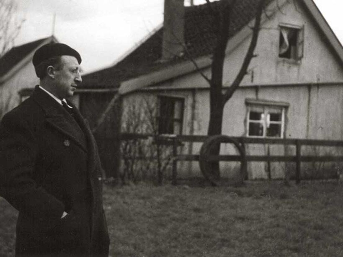 De beroemde schilder Henk Chabot woonde vanaf 1934 in een dijkhuisje aan de Rotte