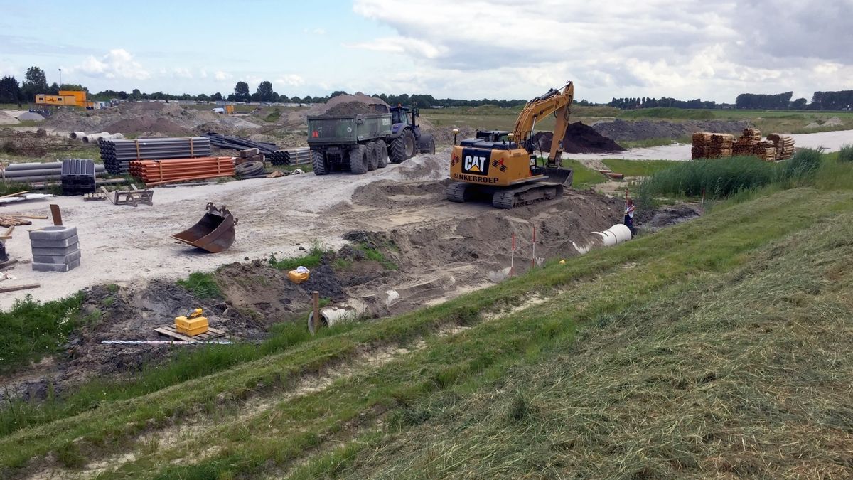 Voorlopig nog geen asfalt op dijk bij Nieuwvliet
