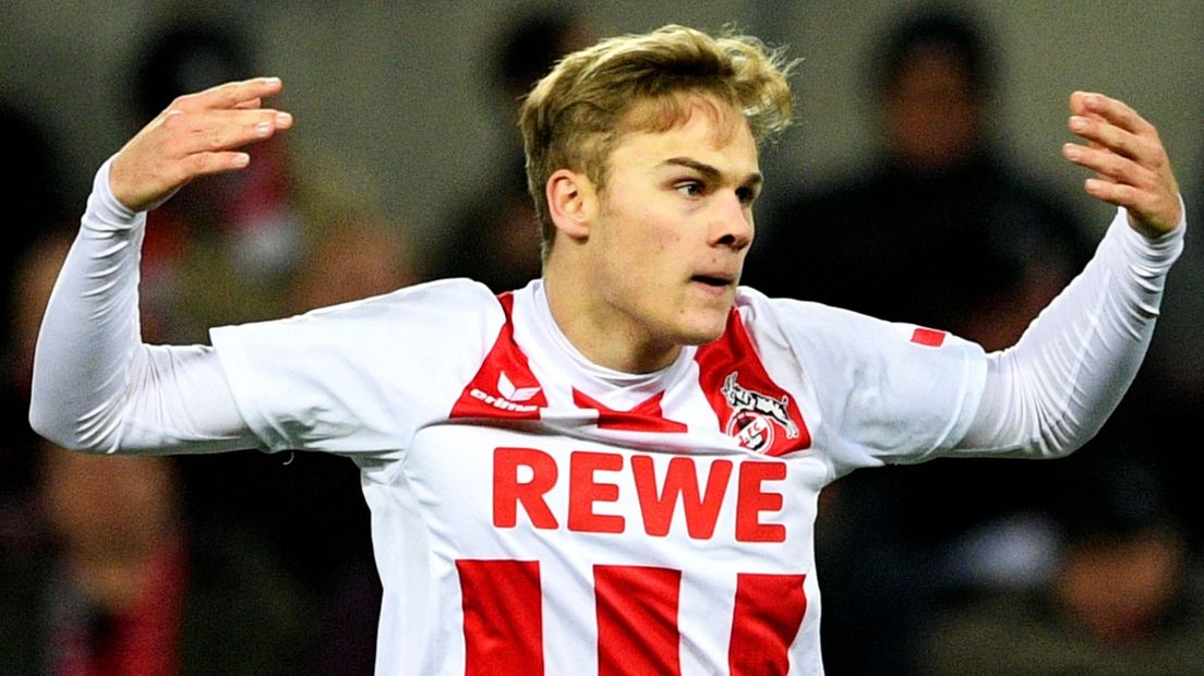 Tim Handwerker in het shirt van 1. FC Köln