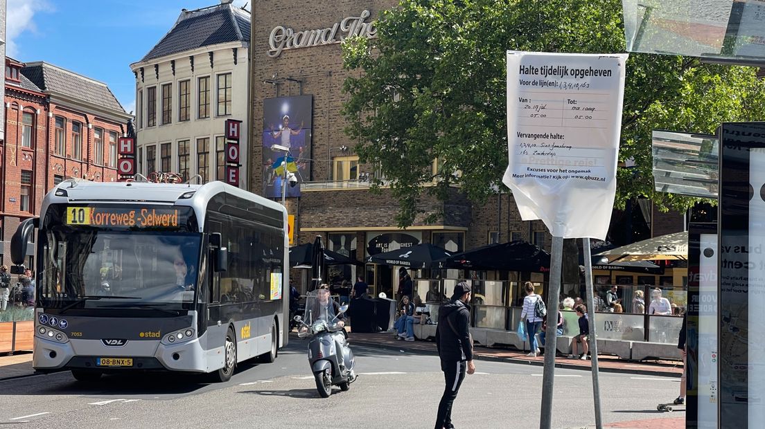 Ook lijn 10 verdwijnt vanaf zondag 17 juli van de Grote Markt