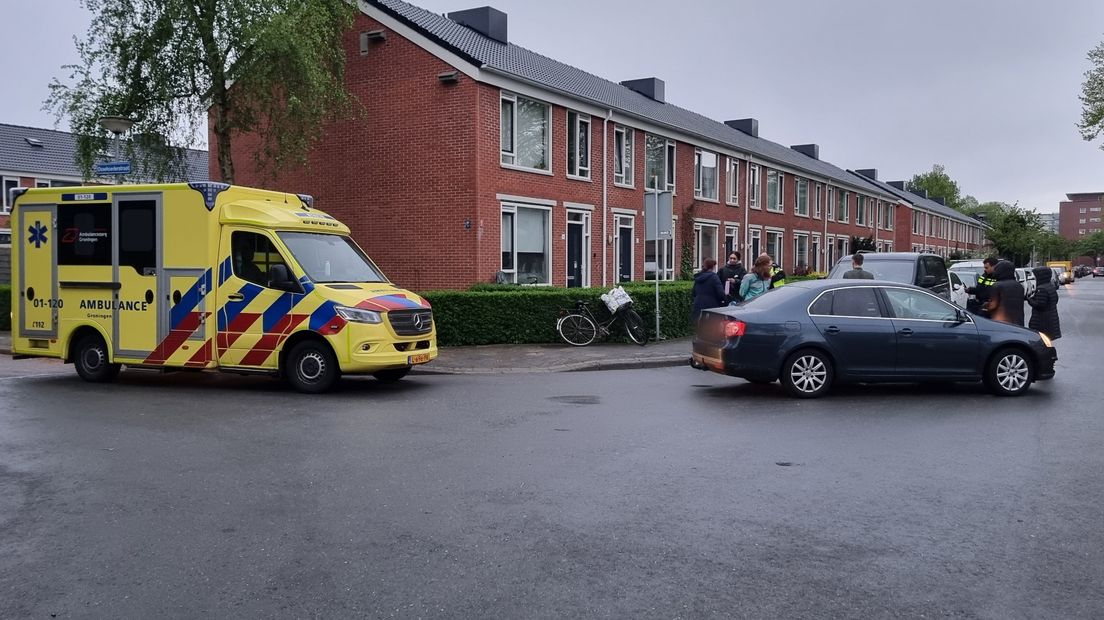 De kruising waarop het ongeluk plaatsvond