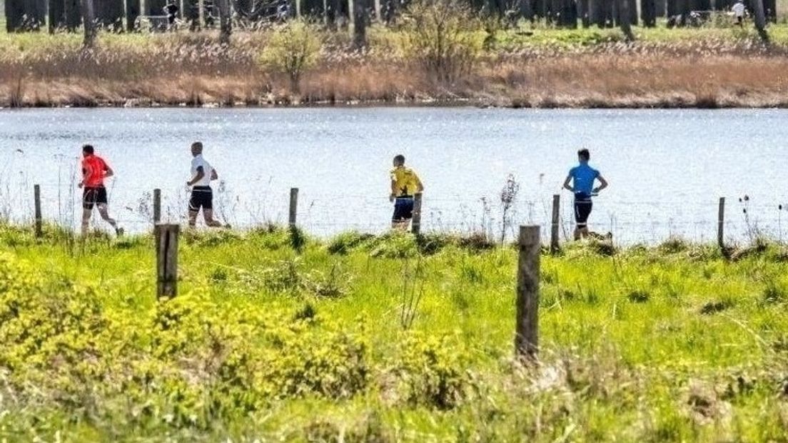 Hardlopers in actie bij de Marathon Zeeuws Vlaanderen