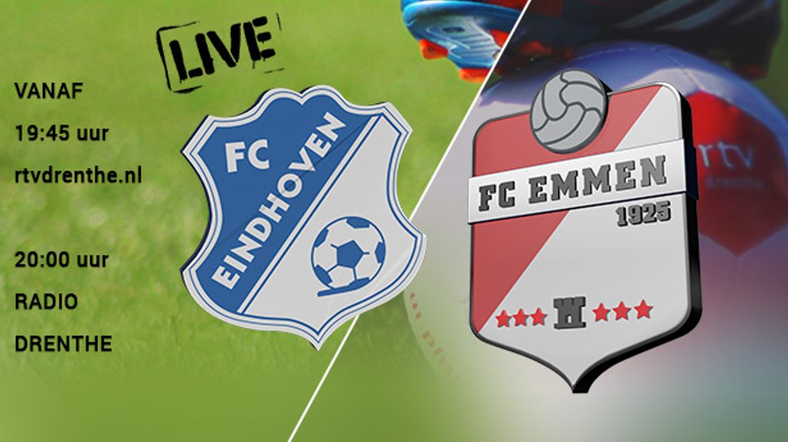 FC Emmen speelt vanavond met twee basisdebutanten tegen FC Eindhoven