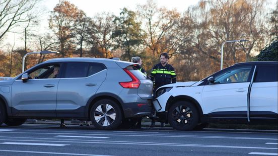 Persoon gewond na botsing