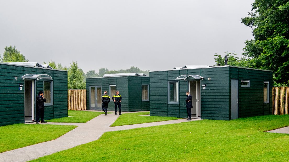 Een voorbeeld van Skaeve Huse in Rotterdam. Deze woonvorm moet ook in Harkstede verrijzen