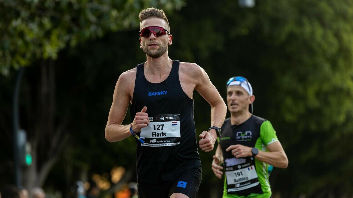 Floris Willeboordse snelt naar zege in de Mosselloop