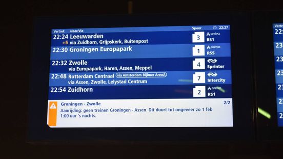 112-nieuws zaterdag 31 januari: Geen treinen tussen Groningen en Assen • Politie zoekt getuigen van inbraak in Hoogezand