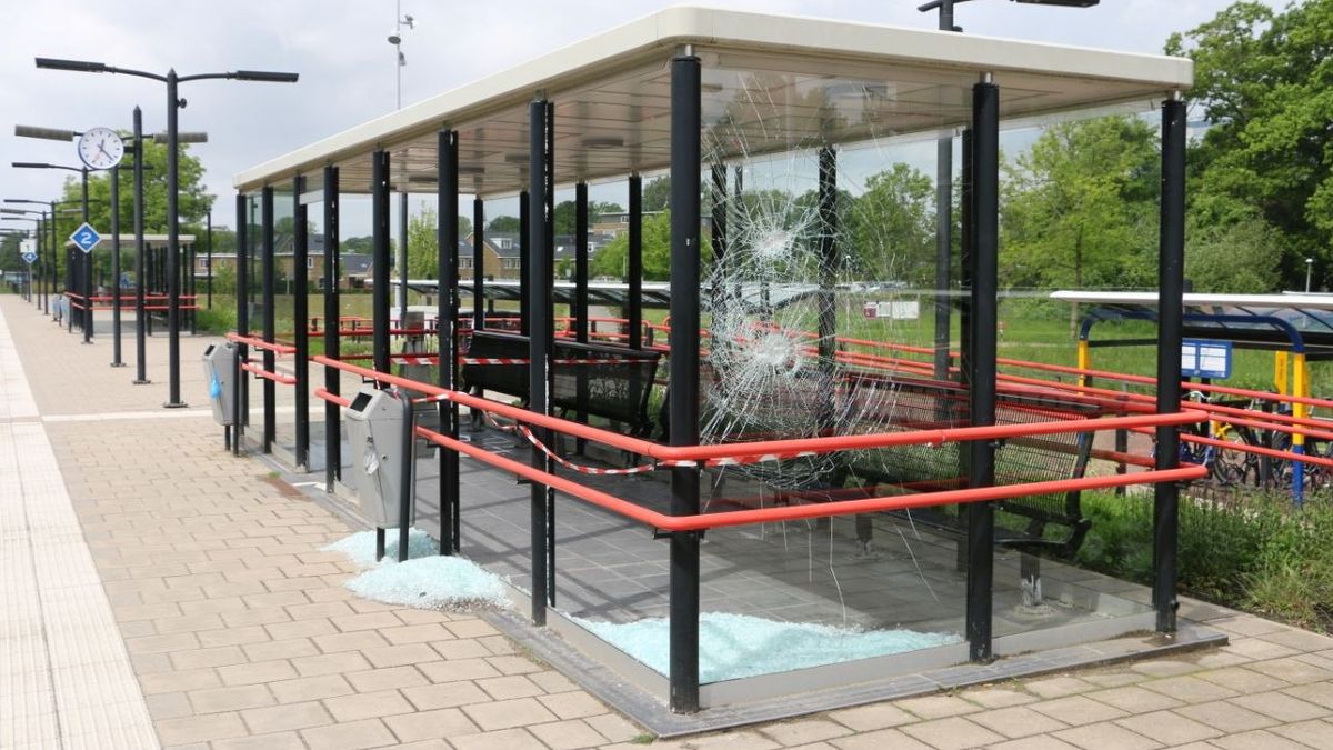Ruiten kapot, kaartjesautomaten vernield: schade is groot bij stations in Hengelo