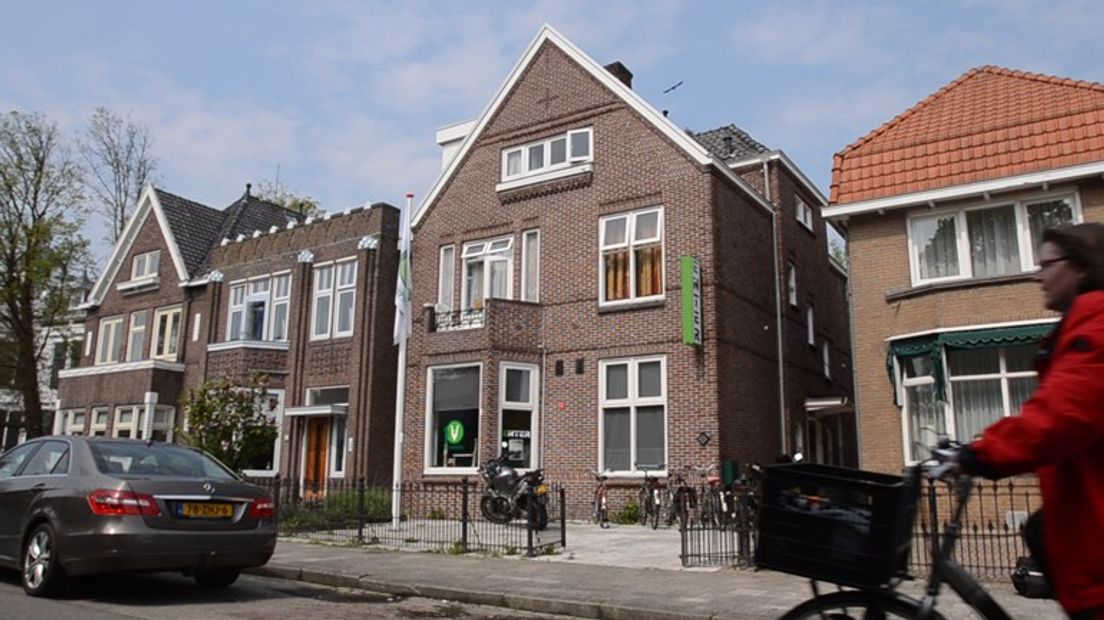 Het gebouw van De Compound in Assen (Rechten: archief RTV Drenthe)