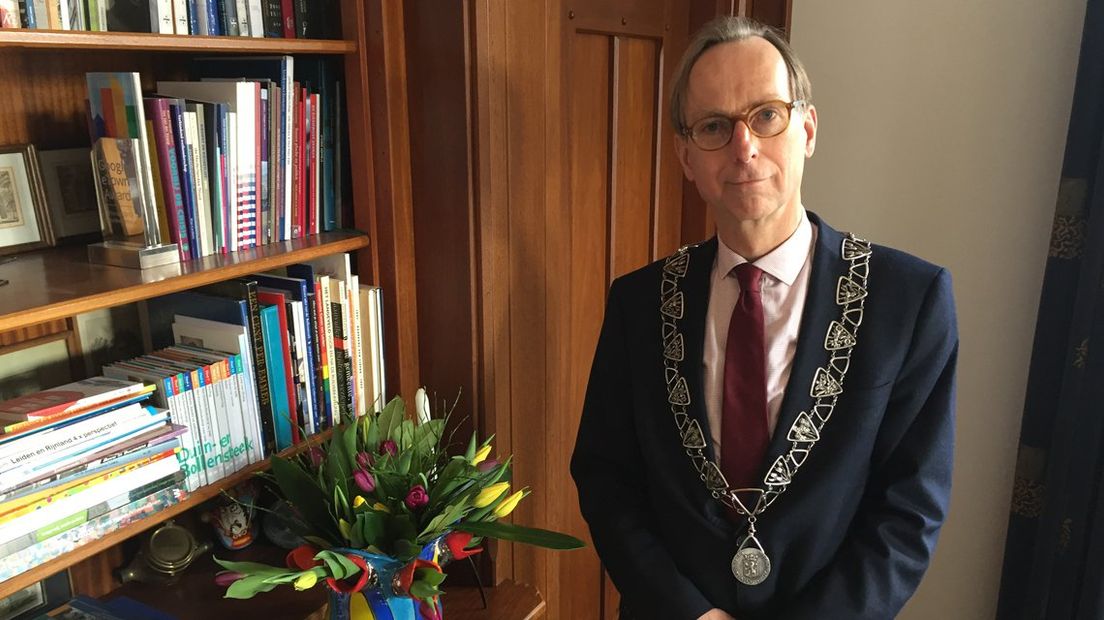 Gerrit Goedhart, burgemeester van Noordwijkerhout (Foto Jim van der Deijl)