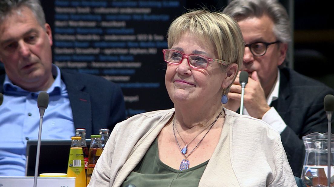 Wil Verschuur in de Alphense gemeenteraad