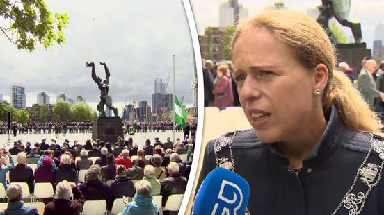Burgemeester Schouten roept op tijdens herdenking bombardement: 'Blijf naar elkaar omkijken'