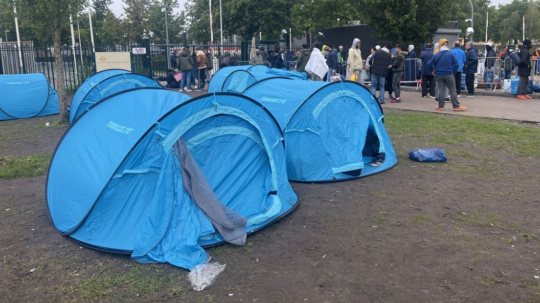 De tentjes in Ter Apel