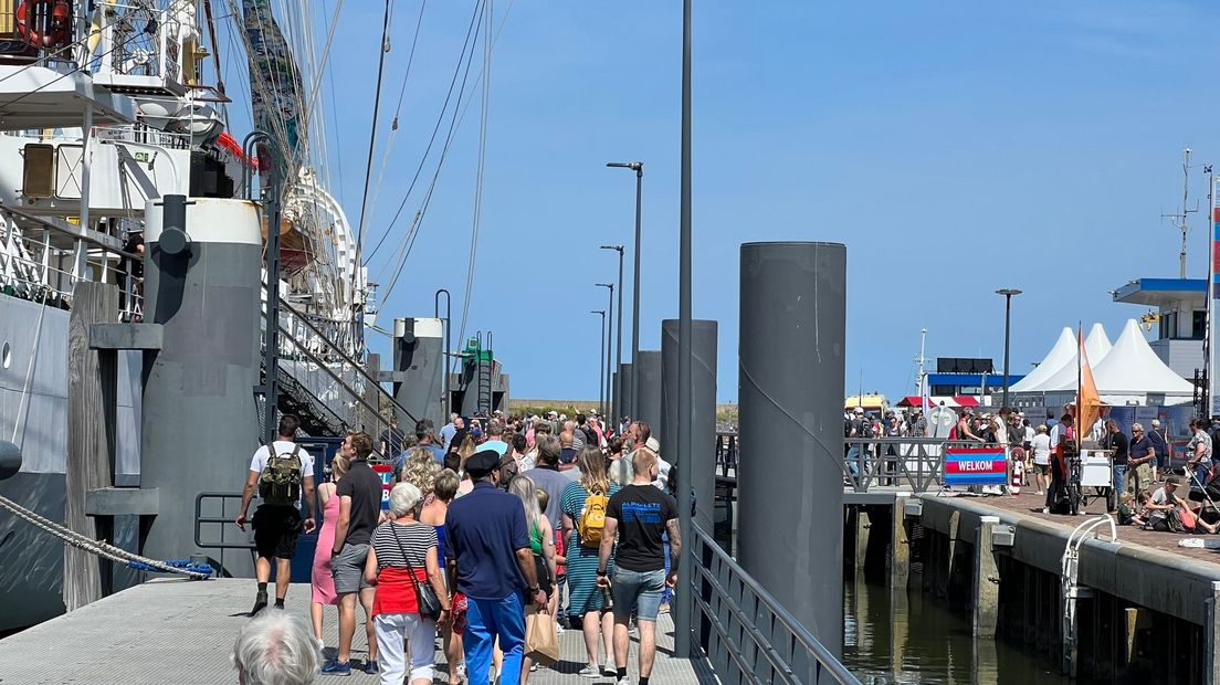 De laatste dag van de Tall Ships Races in Harlingen