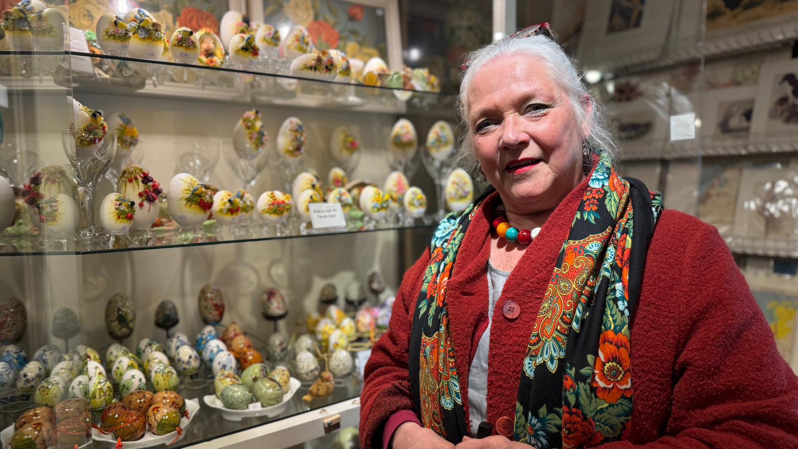 'Eierkunst' in alle soorten en maten tentoongesteld in Zeijen: 'Je moet er een beetje gek voor zijn'