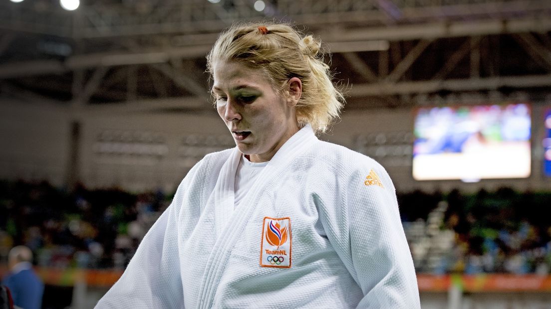 Kim Polling, hier op archieffoto, moet het WK judo in Tokio al vroegtijdig verlaten.