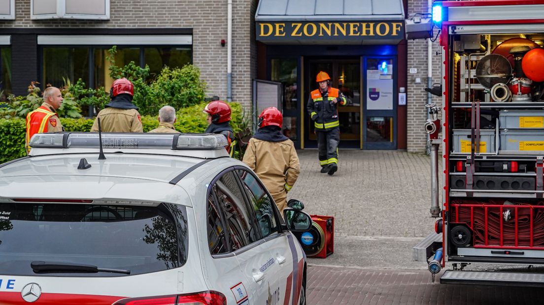 Brandweer en politie aanwezig