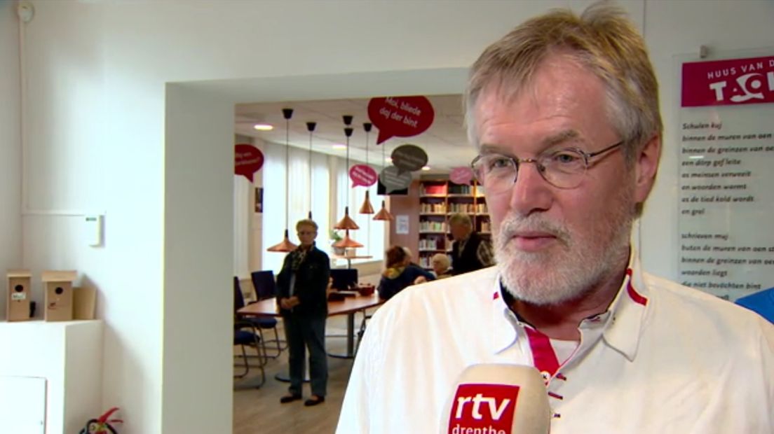 Jan Germs van het Huus van de Taol (Rechten: RTV Drenthe)