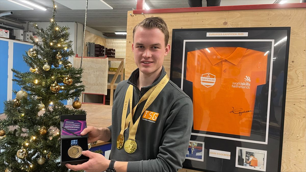 Europees kampioen en lunchen met de koning: 2025 was een bijzonder jaar voor techniekstudent John