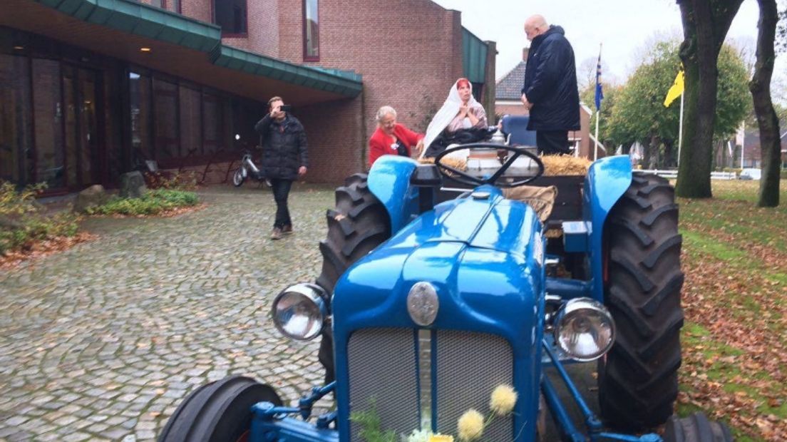De tractor uit 1959 (Rechten: RTV Drenthe/Josien Feitsma)