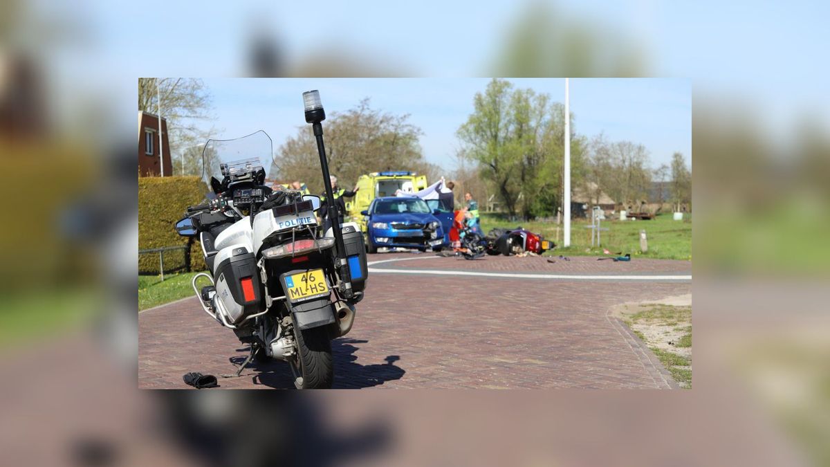 Leeuwarder (72) zwaargewond bij ongeluk bij Tytsjerk